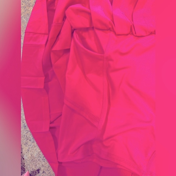 Rae Mode Pleated Tennis Skort Size XL Hot Pink Attached Shorts Pull On - Picture 12 of 12